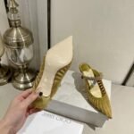 JIMMY CHOO 2025 Pointed High Heel Sandals Heel Height: 8.5cm - Image 9