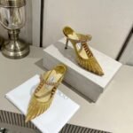 JIMMY CHOO 2025 Pointed High Heel Sandals Heel Height: 8.5cm - Image 8