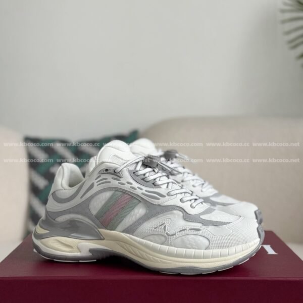 Gucci Mesh Leather Casual Sneakers