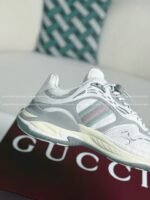 Gucci Mesh Leather Casual Sneakers - Image 9