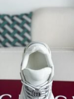 Gucci Mesh Leather Casual Sneakers - Image 8