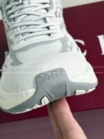 Gucci Mesh Leather Casual Sneakers - Image 5