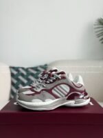 Gucci Mesh Leather Casual Sneakers - Image 2