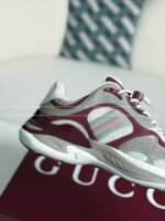 Gucci Mesh Leather Casual Sneakers - Image 10