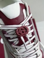 Gucci Mesh Leather Casual Sneakers - Image 7