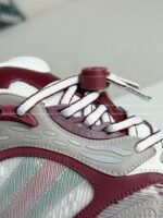 Gucci Mesh Leather Casual Sneakers - Image 4