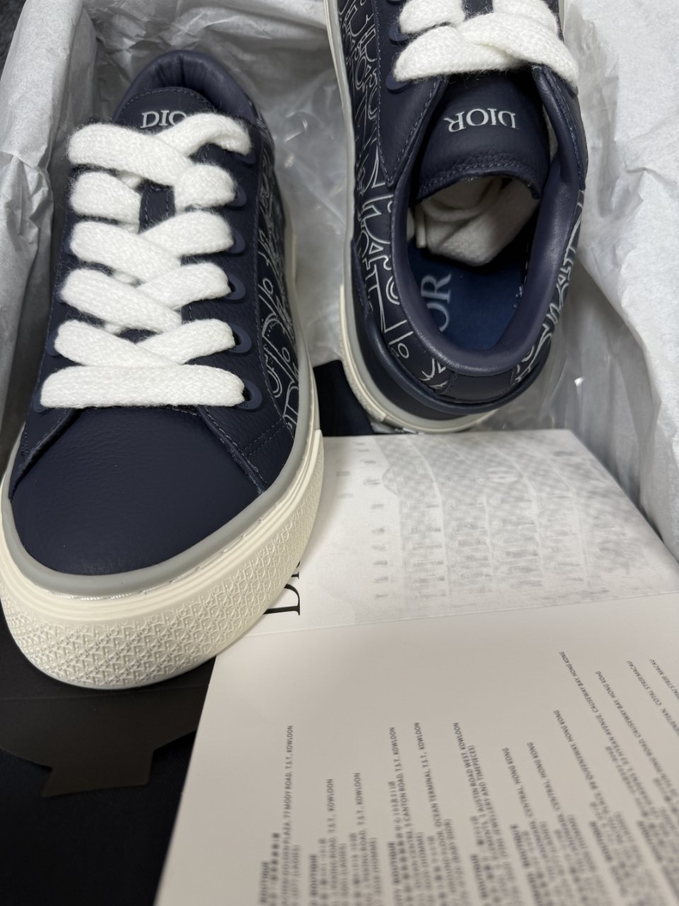 Dior B33 Leather Sneakers photo review