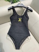 Lv Louis Vuitton new wave pattern one-piece swimsuit - Image 9