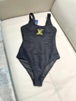 Lv Louis Vuitton new wave pattern one-piece swimsuit - Image 8