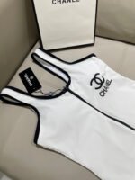 Chanel second-hand one-piece swimsuit with chest pads - Image 7