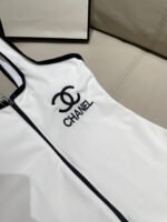 Chanel second-hand one-piece swimsuit with chest pads - Image 6