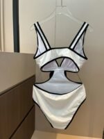 Chane second-hand one-piece swimsuit with chest - Image 3