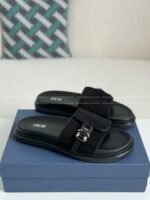 Dior Aqua Faux Suede slippers