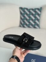 Dior Aqua Faux Suede slippers - Image 6