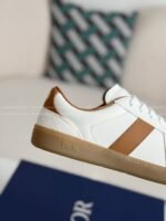 Dior B01 Leather Sneakers - Image 7