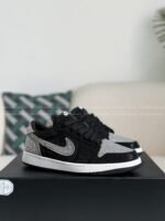 Jordan 1 Hand-Set Rhinestones Low Sneakers