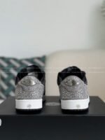 Jordan 1 Hand-Set Rhinestones Low Sneakers - Image 3