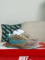 Jordan 1 x Gucci Hand-SetRhinestones Low Sneakers