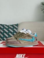 Jordan 1 x Gucci Hand-SetRhinestones Low Sneakers - Image 3
