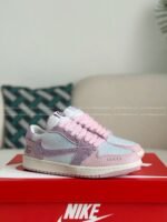 Jordan 1 x Gucci Hand-SetRhinestones Low Sneakers