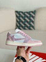 Jordan 1 x Gucci Hand-SetRhinestones Low Sneakers - Image 9