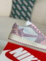 Jordan 1 x Gucci Hand-SetRhinestones Low Sneakers - Image 8