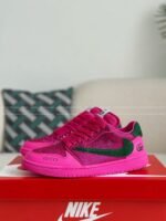 Jordan 1 x Gucci Hand-SetRhinestones Low Sneakers - Image 3