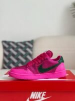 Jordan 1 x Gucci Hand-SetRhinestones Low Sneakers - Image 4