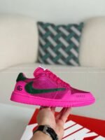 Jordan 1 x Gucci Hand-SetRhinestones Low Sneakers - Image 11