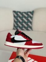 Jordan 1 Hand-Set Rhinestones Low Sneakers - Image 7