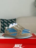 Jordan 1 Hand-Set Rhinestones Low Sneakers