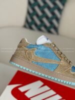 Jordan 1 Hand-Set Rhinestones Low Sneakers - Image 8