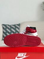 Jordan 1 Off-white Hand-Set Rhinestones High Sneakers - Image 11