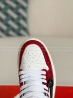 Jordan 1 Off-white Hand-Set Rhinestones High Sneakers - Image 6