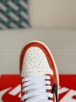 Jordan 1 Off-white Hand-Set Rhinestones High Sneakers - Image 6