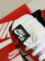Jordan 1 Off-white Hand-Set Rhinestones High Sneakers - Image 5