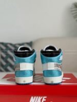 Jordan 1 off-white Hand-Set Rhinestones High Sneakers - Image 4