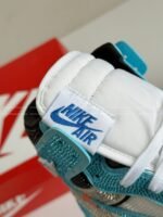 Jordan 1 off-white Hand-Set Rhinestones High Sneakers - Image 5