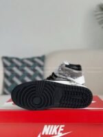 Jordan 1 Off-white Hand-Set Rhinestones High Sneakers - Image 11