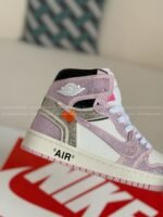 Product details Jordan 1 Off-white Hand-Set Rhinestones High Sneakers - Image 9