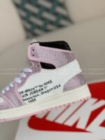 Product details Jordan 1 Off-white Hand-Set Rhinestones High Sneakers - Image 8