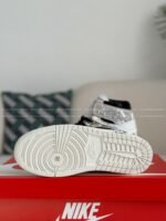 Jordan 1 Off-white Hand-Set Rhinestones High Sneakers - Image 11
