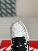 Jordan 1 Off-white Hand-Set Rhinestones High Sneakers - Image 6