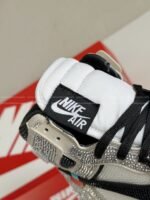Jordan 1 Off-white Hand-Set Rhinestones High Sneakers - Image 5
