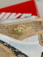 Jordan 1 Hand-Set Rhinestones High Sneakers - Image 5