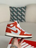Jordan 1 Hand-Set Rhinestones High Sneakers - Image 8