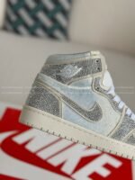 Jordan 1 Hand-Set Rhinestones High Sneakers - Image 7