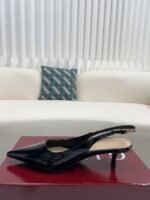 Gucci letter buckle high-heeled sandals / heel height: 4.5CM - Image 12