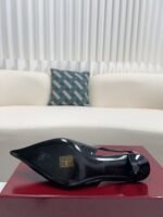 Gucci letter buckle high-heeled sandals / heel height: 4.5CM - Image 11