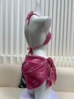 Chanel Corduroy Bikini Three-Piece Set - Image 6